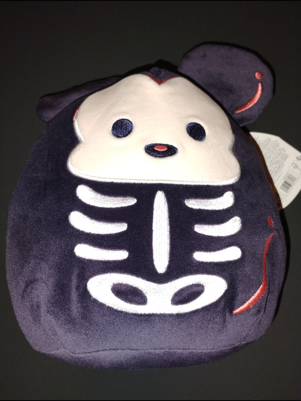 Disney Purple Plush Mickey Skeleton Squishmallow NWT